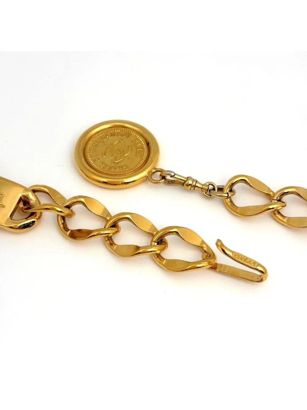 Chanel CC Logo Chain Belt Gold Plated